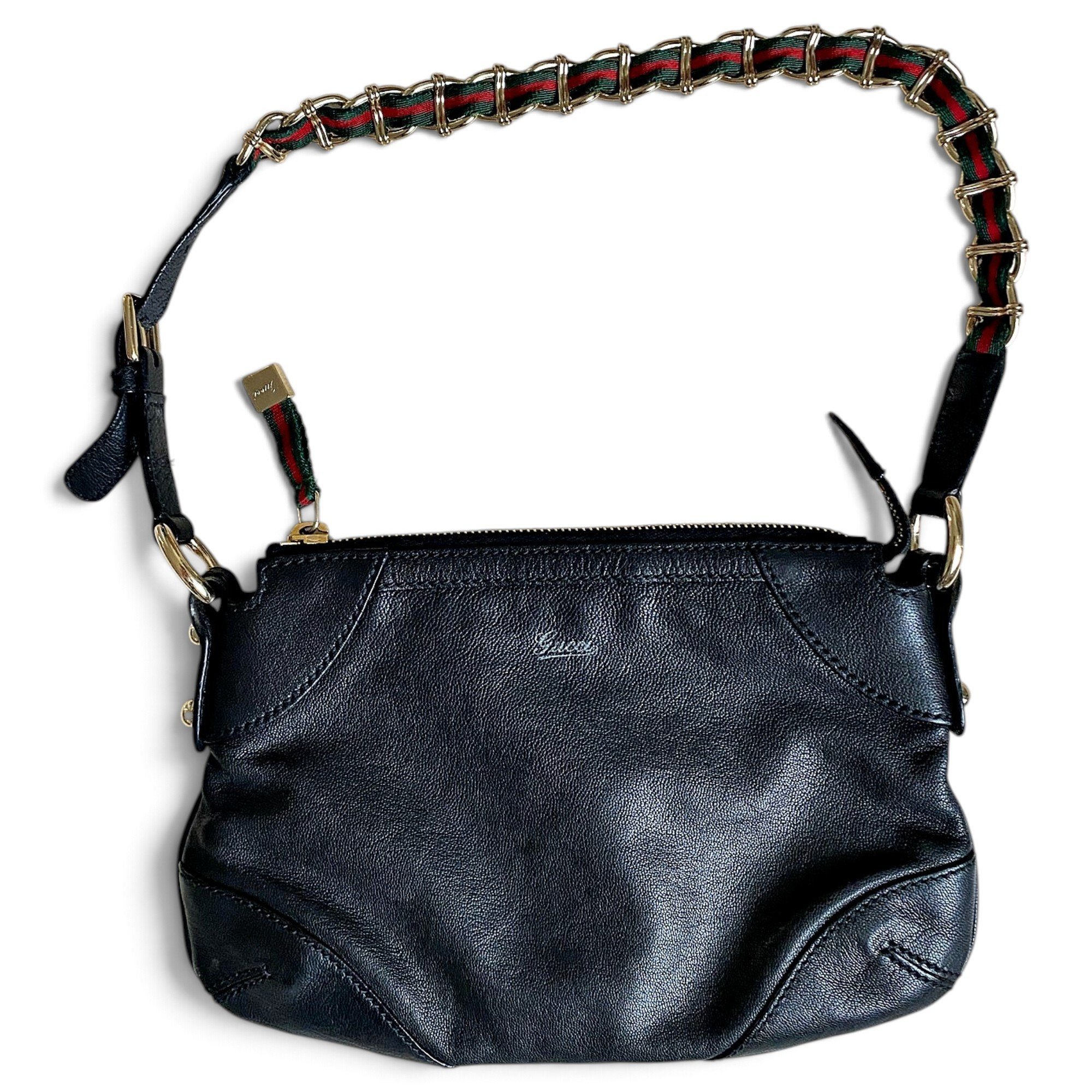 Hobo leather handbag