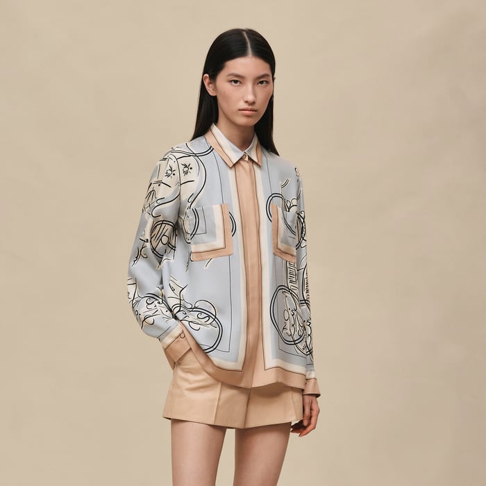 Gris Paruline "Ex-libris a Main Levee" Classic Shirt