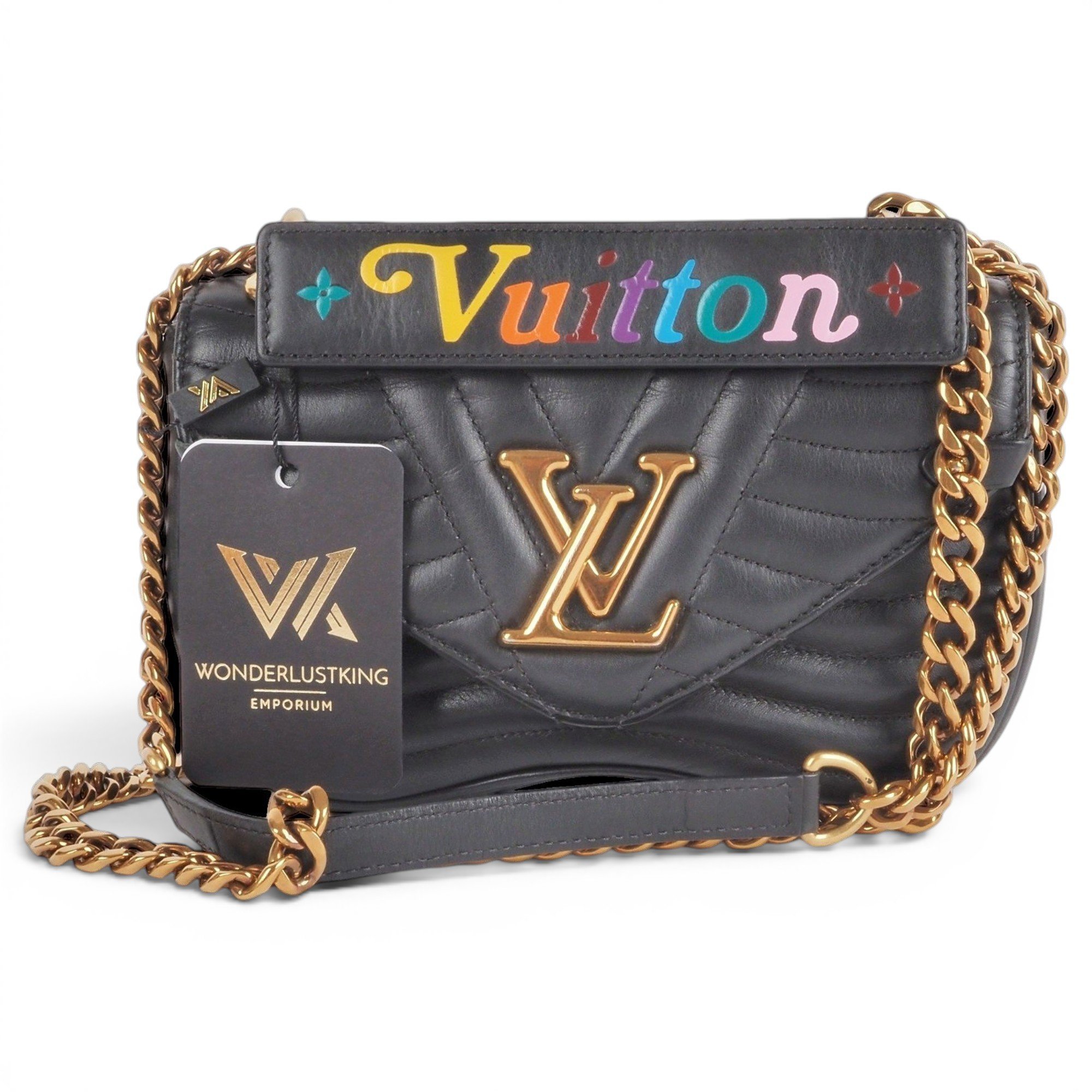 New Wave leather handbag