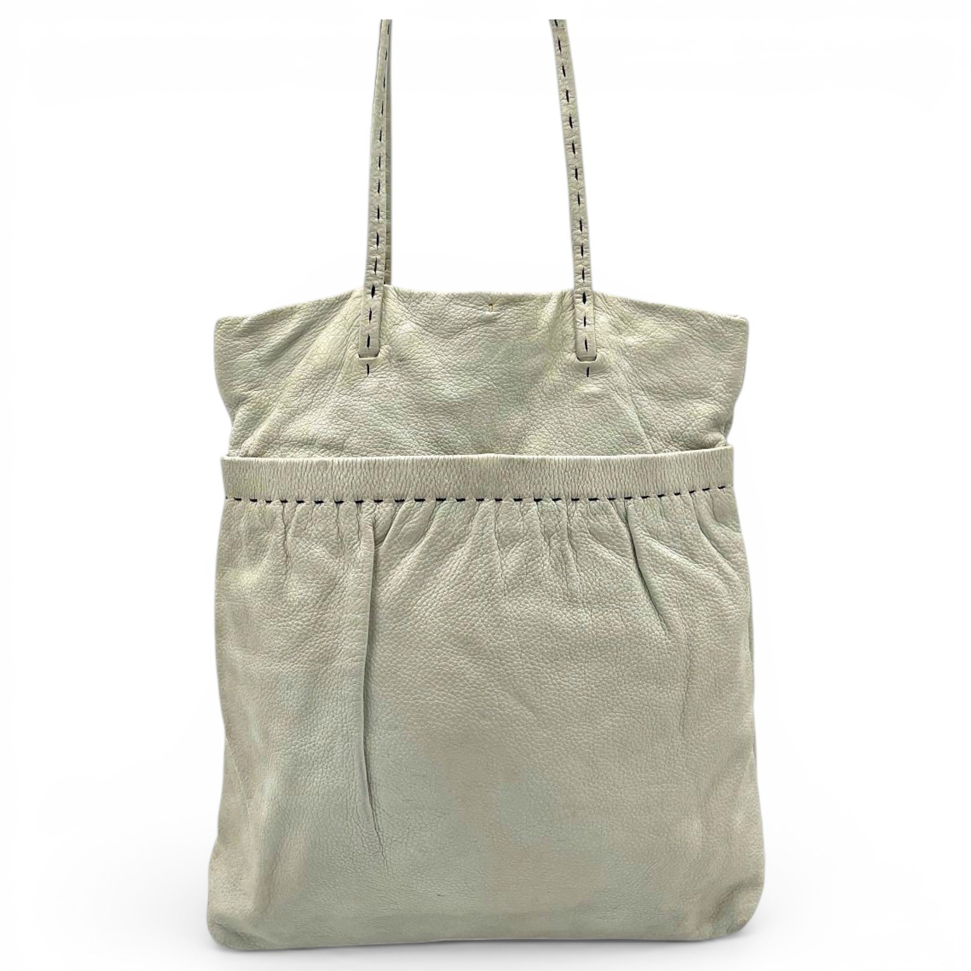 Leather tote