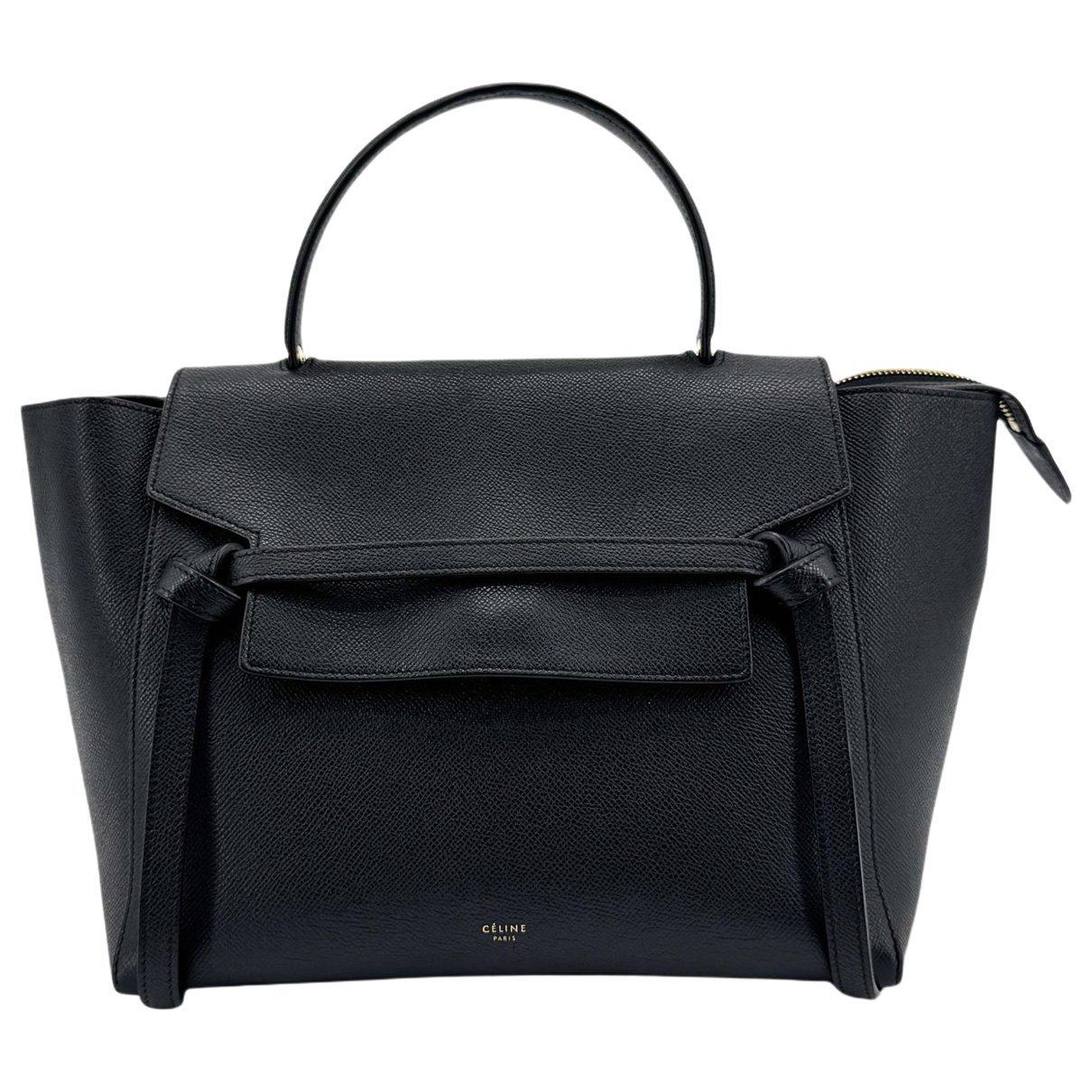 Belt leather handbag