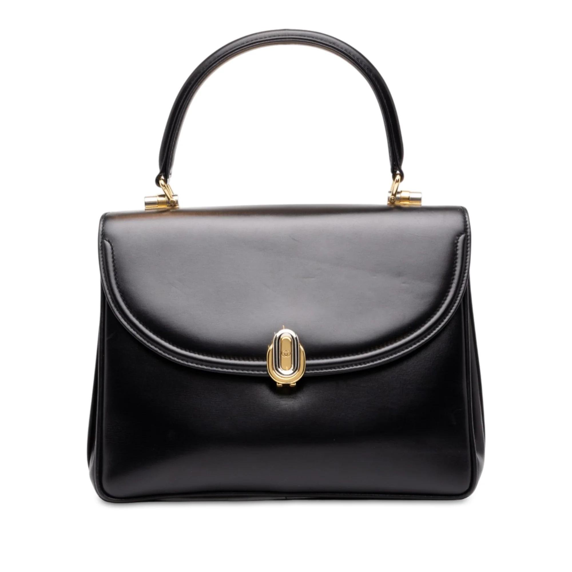Gucci B leather handbag