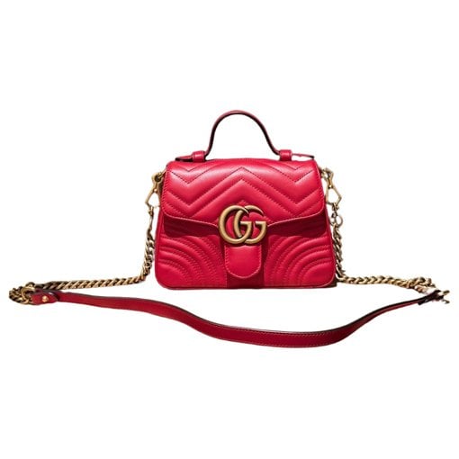 GG Marmont Flap leather handbag