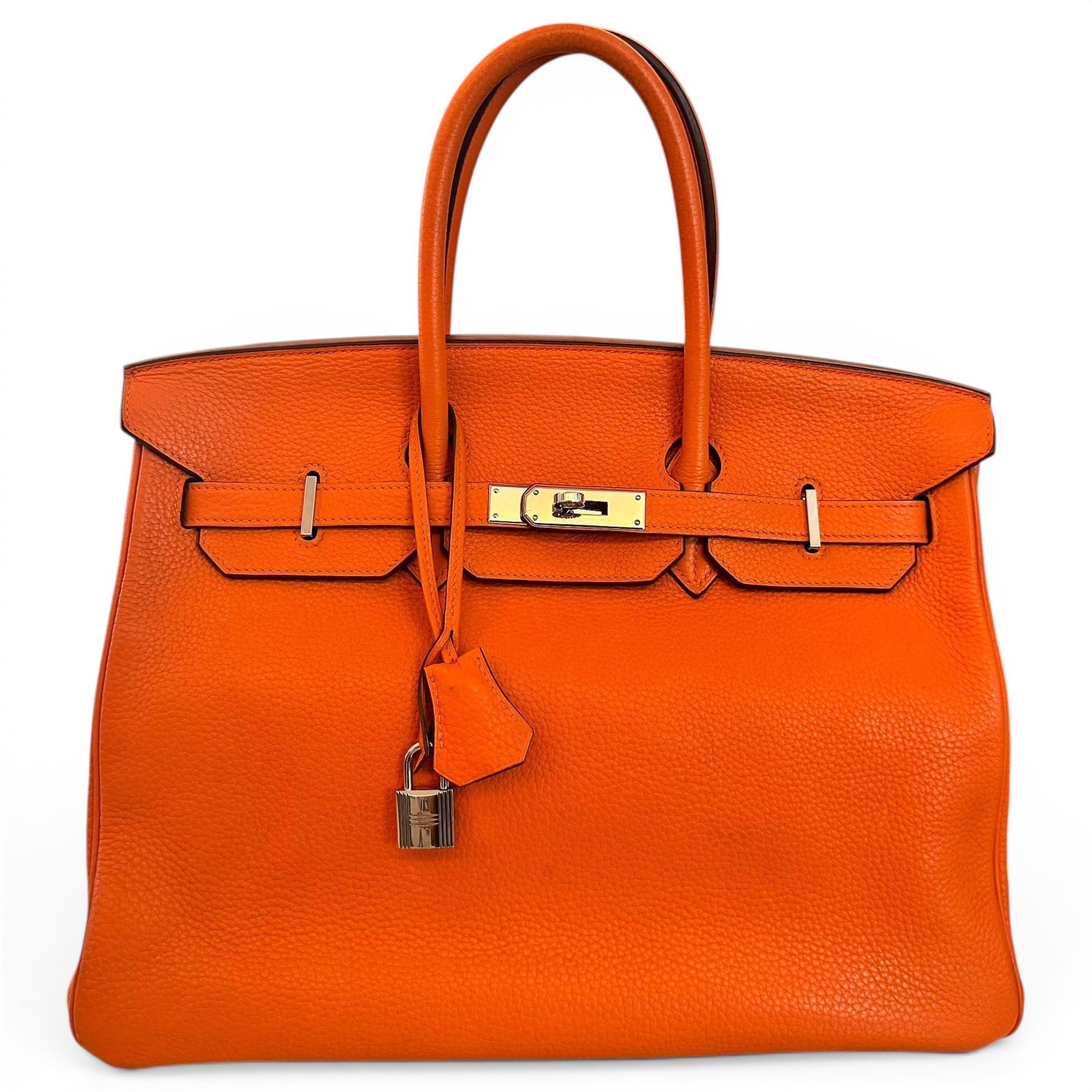 Birkin 35 leather handbag