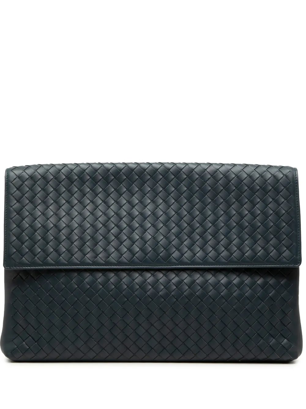 2012-2026 Nappa Intrecciato Portfolio Flap clutch bag
