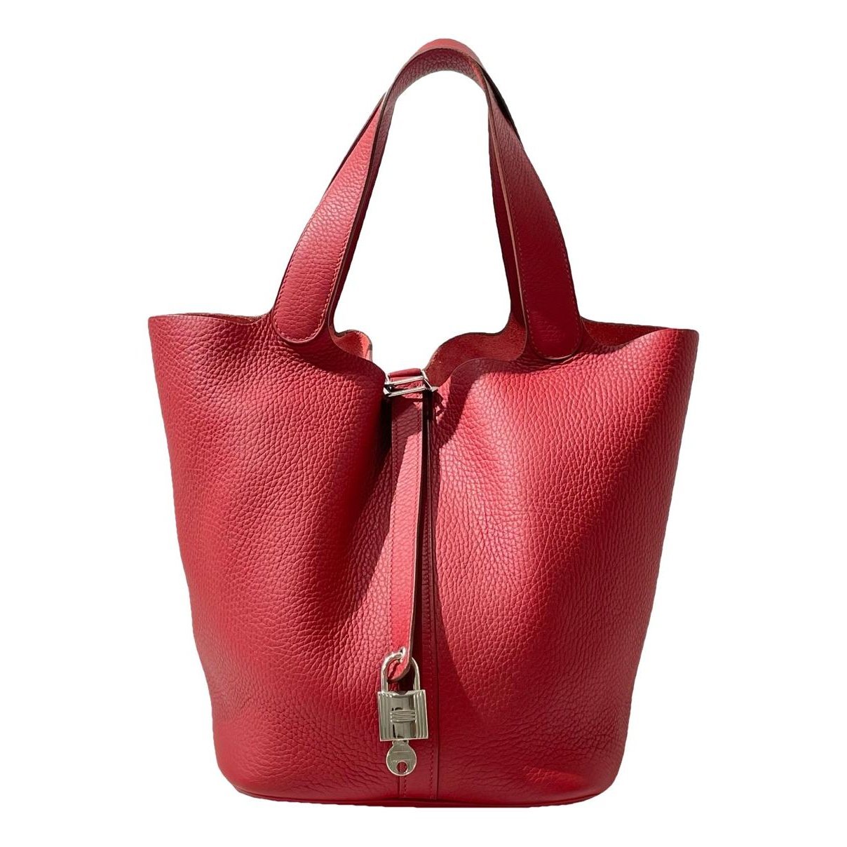 Picotin leather handbag
