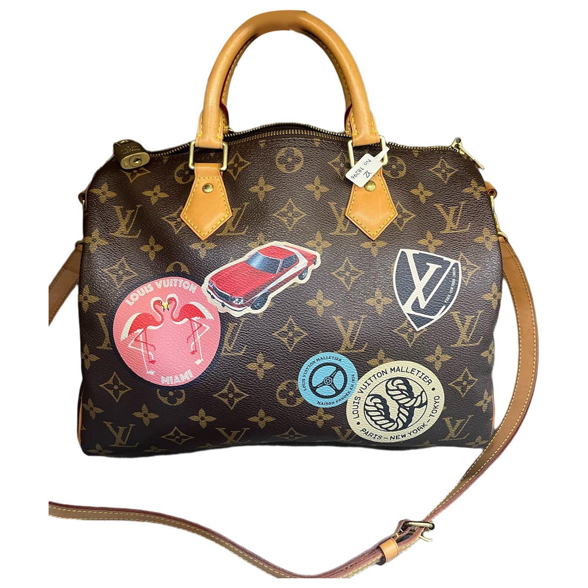 Speedy leather handbag
