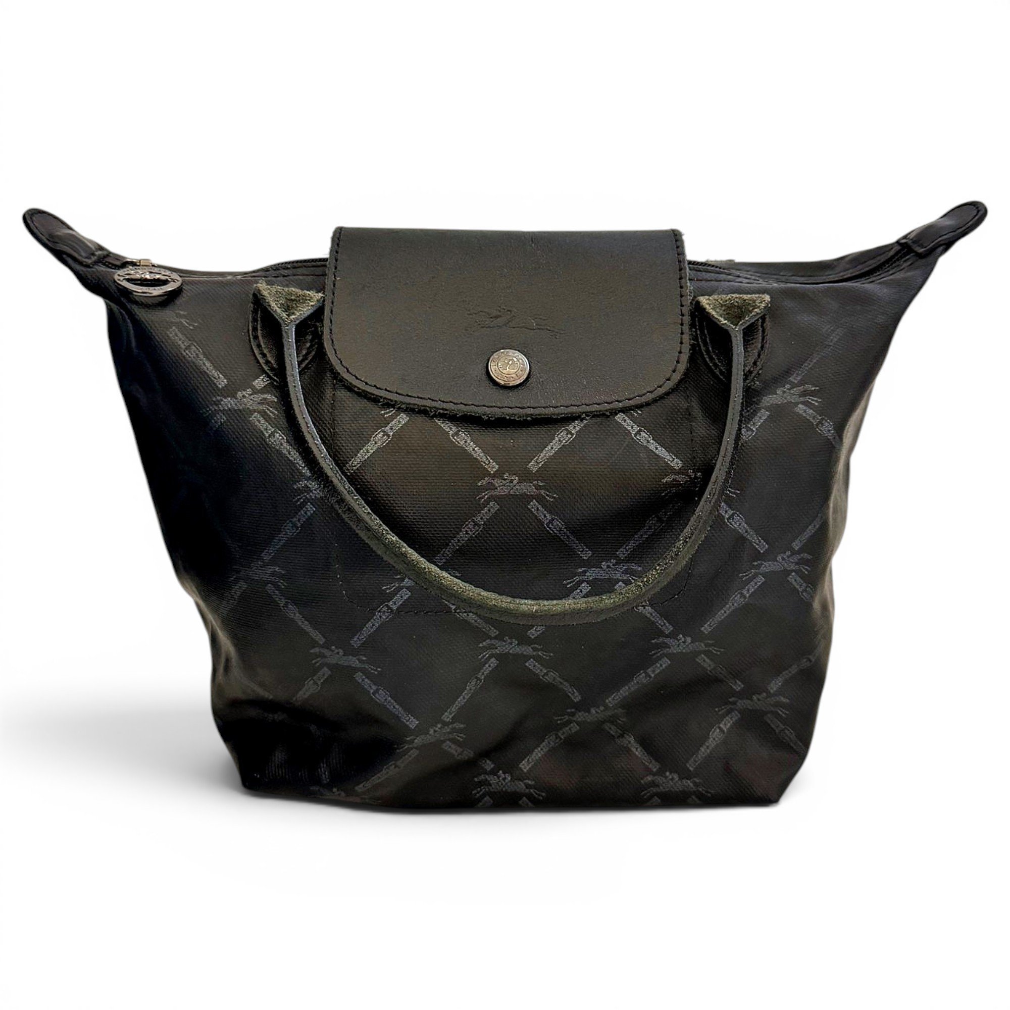 Pliage leather handbag