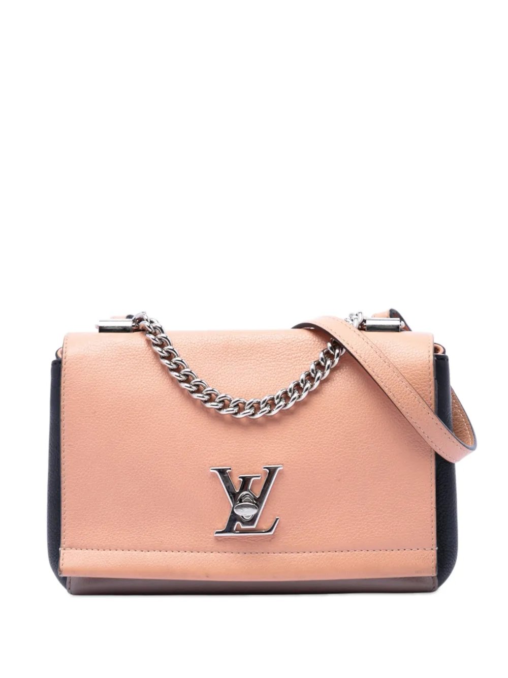 2015 Tricolor Leather Lockme II BB satchel