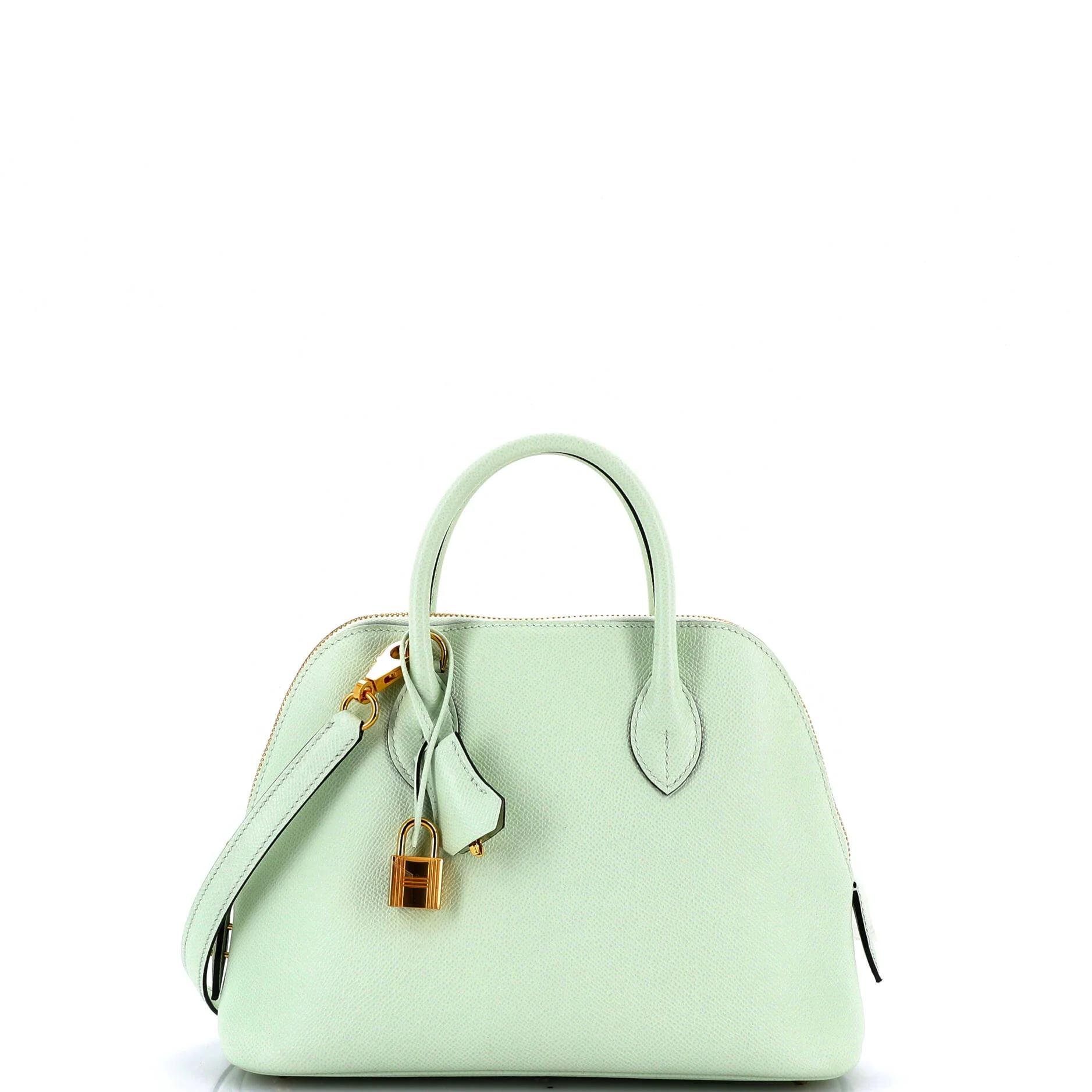 Leather bowling bag
