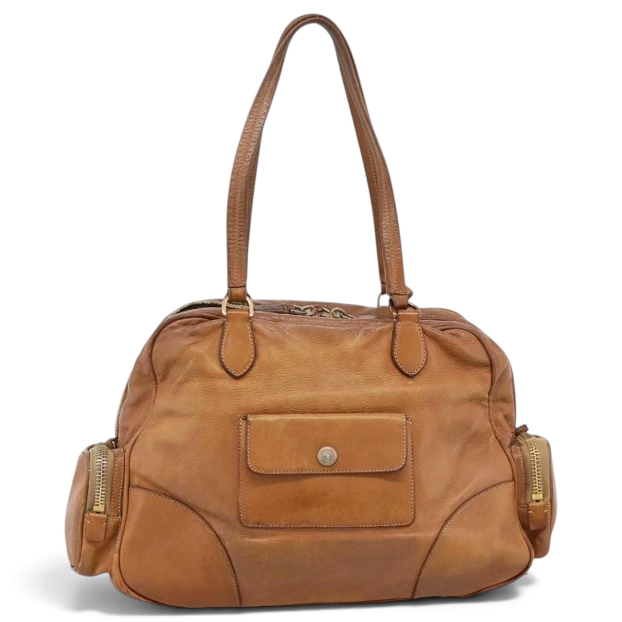Leather tote