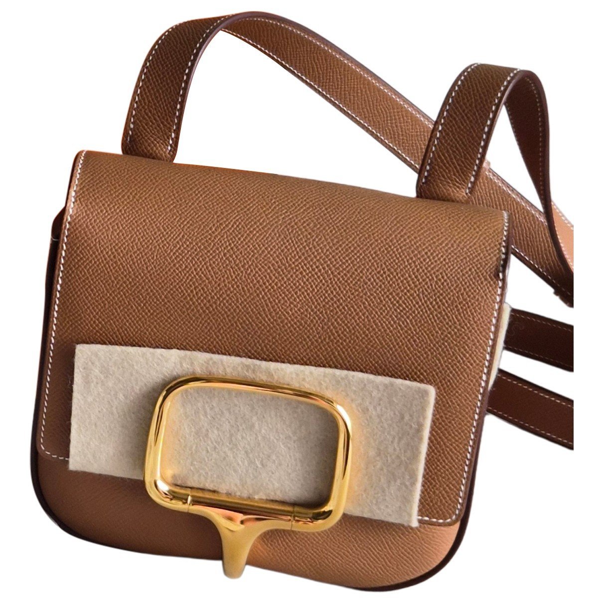 Della leather handbag