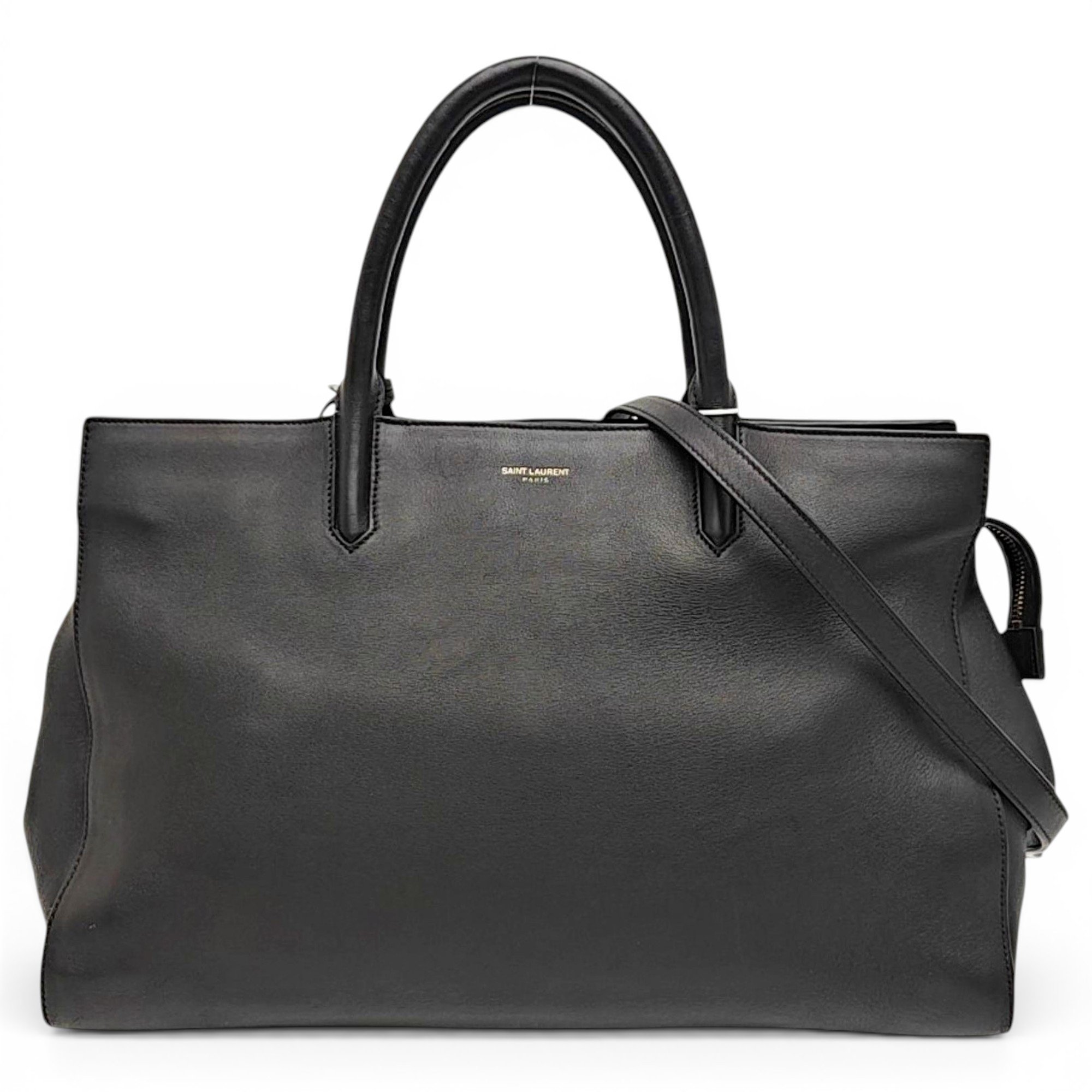 Cabas Rive Gauche leather crossbody bag