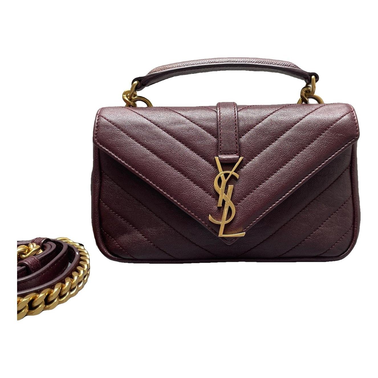 Saint Laurent Collége monogramme leather handbag