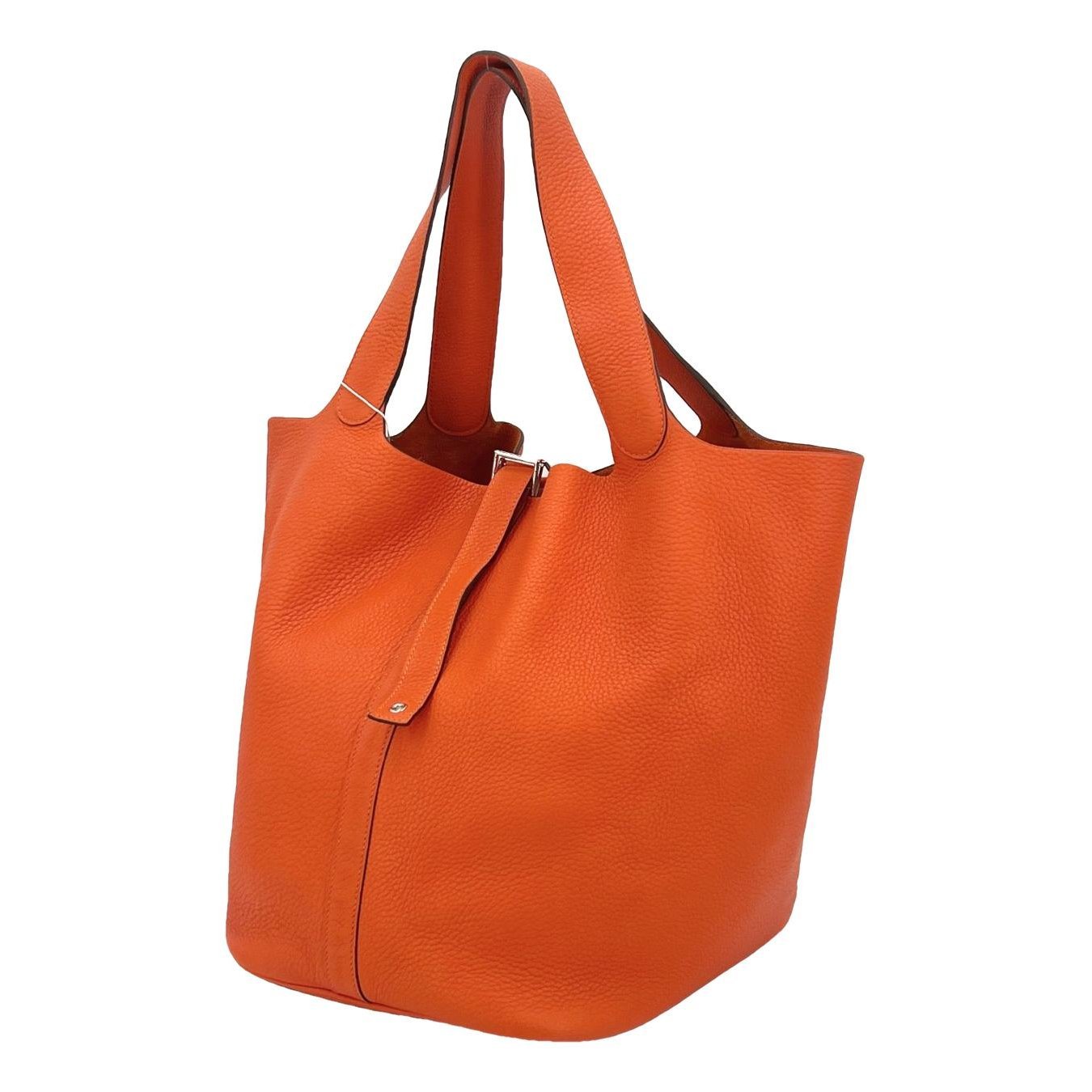 Picotin leather handbag
