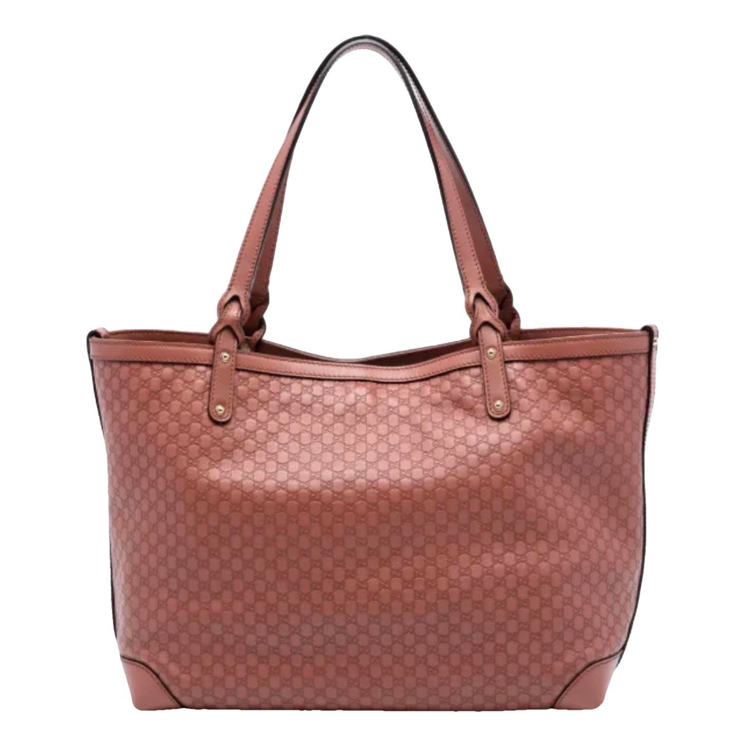Leather tote