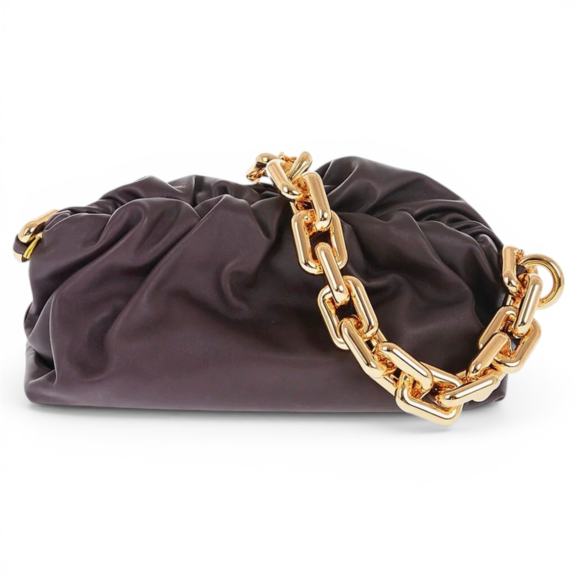 Chain Pouch leather handbag