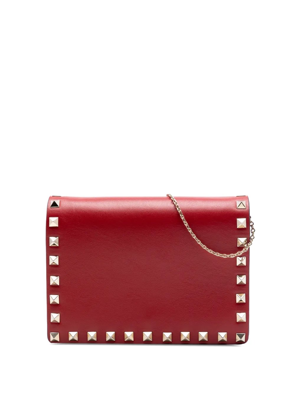 2000-2017 Leather Rockstud Chain Pouch crossbody bag