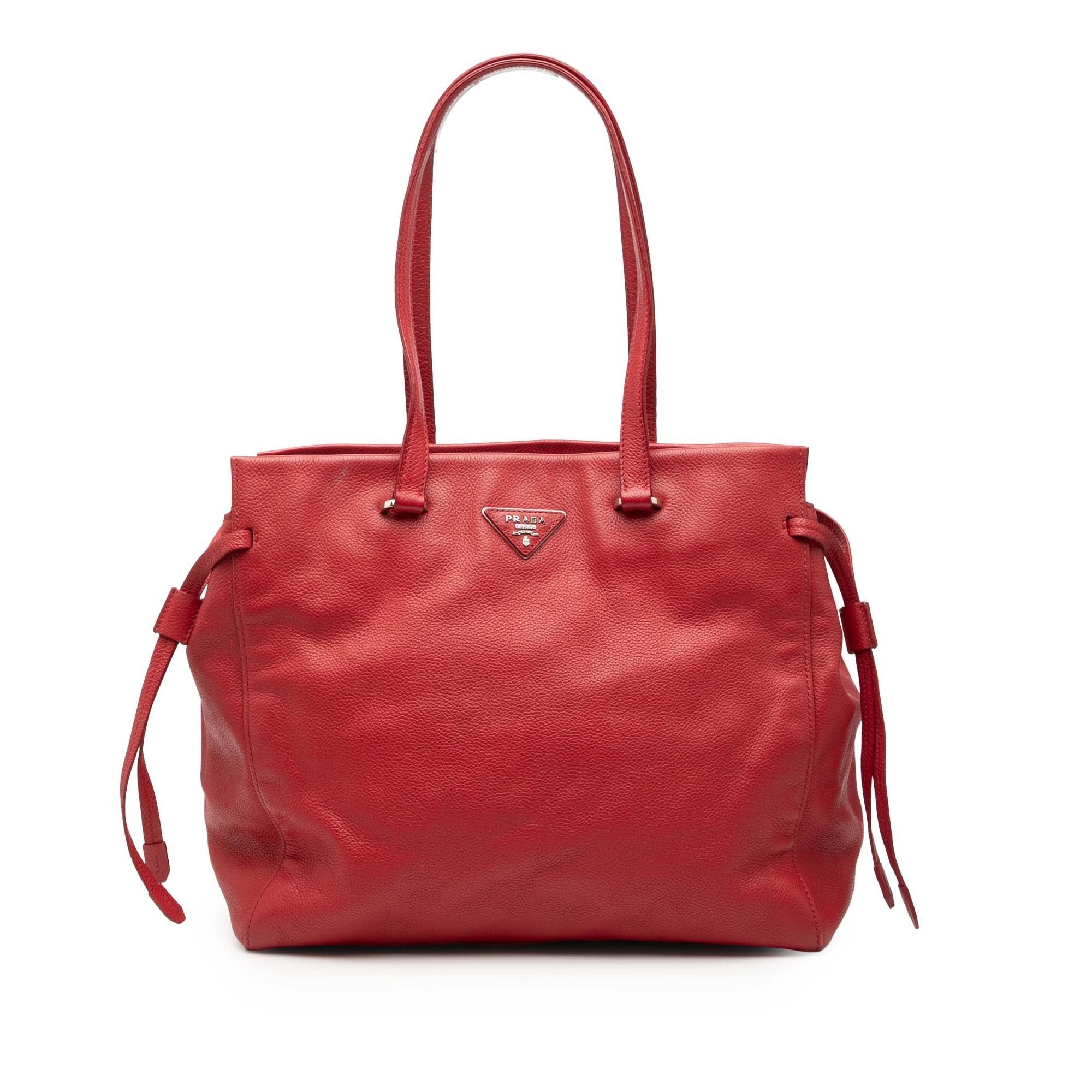 Leather tote
