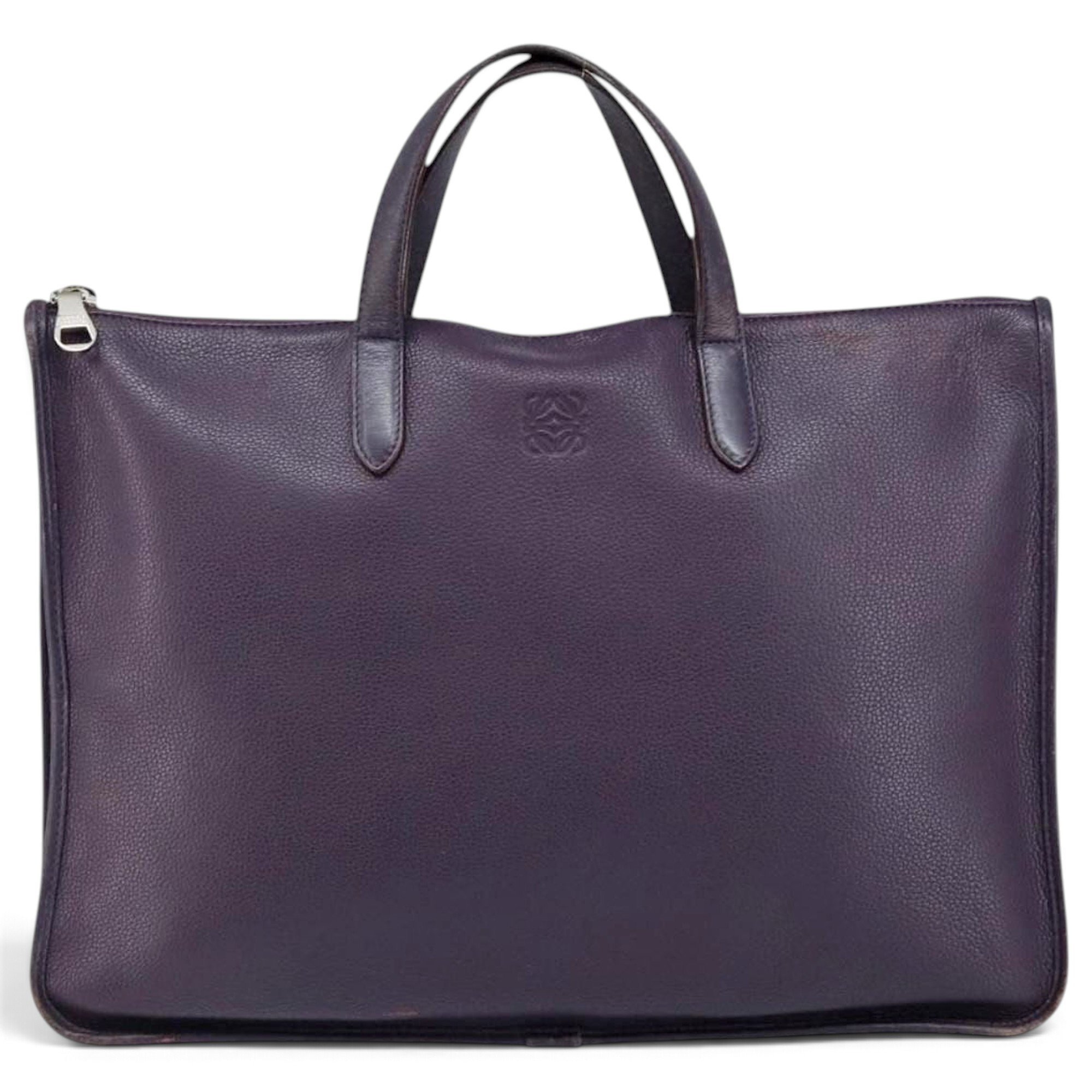 Leather tote