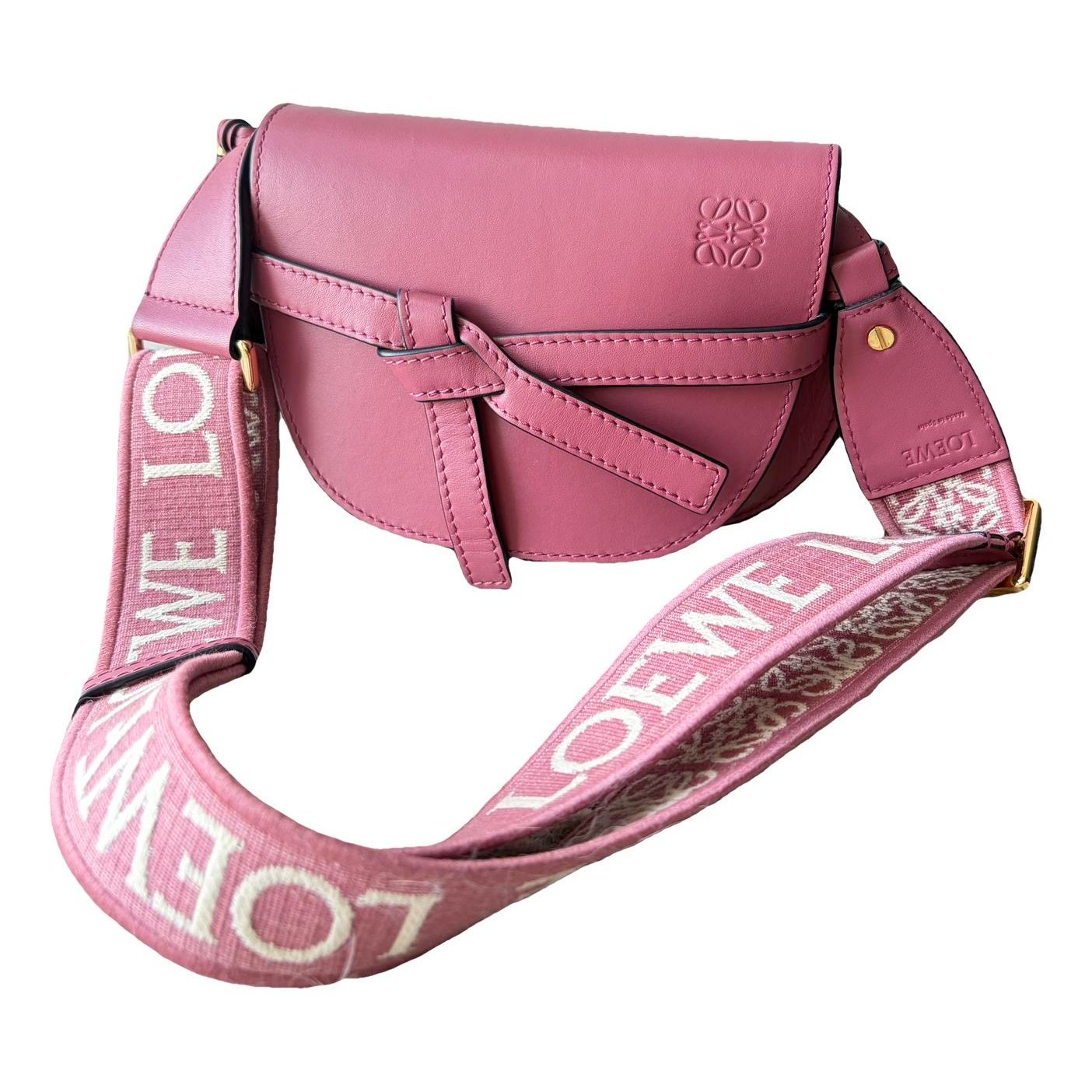 Gate leather crossbody bag