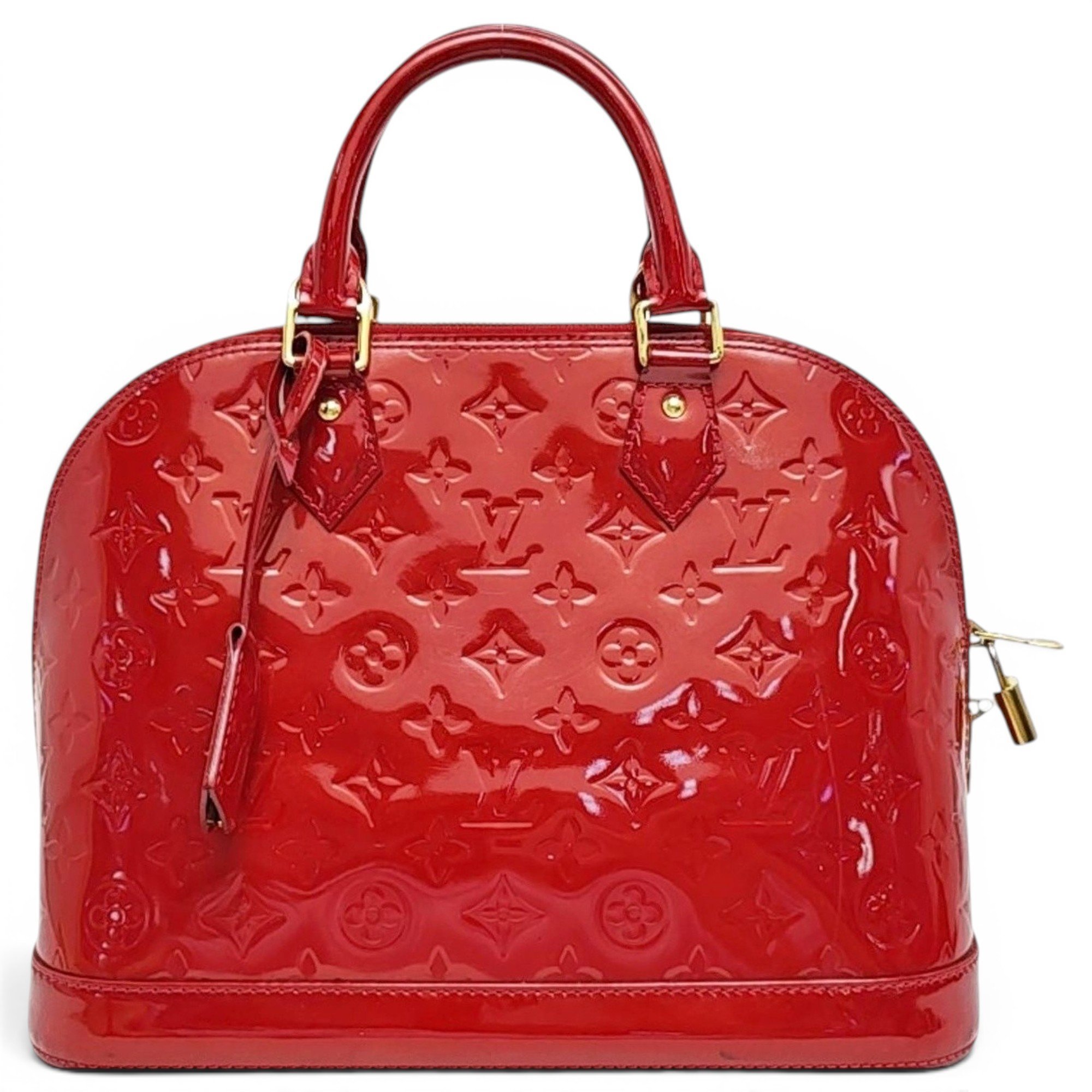 Alma patent leather handbag