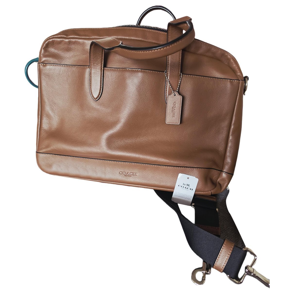 Leather travel bag
