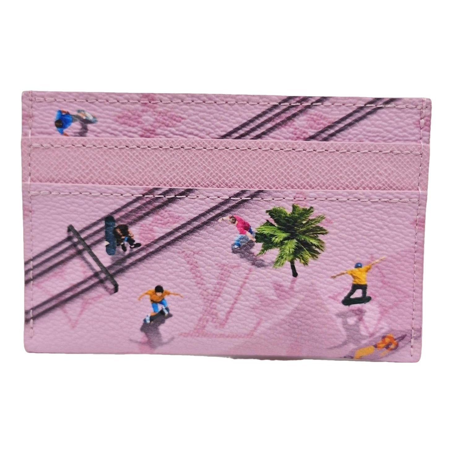 Double jeu leather handbag
