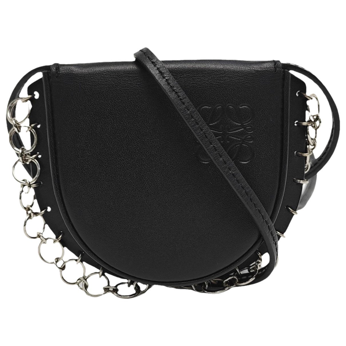 Heel leather crossbody bag