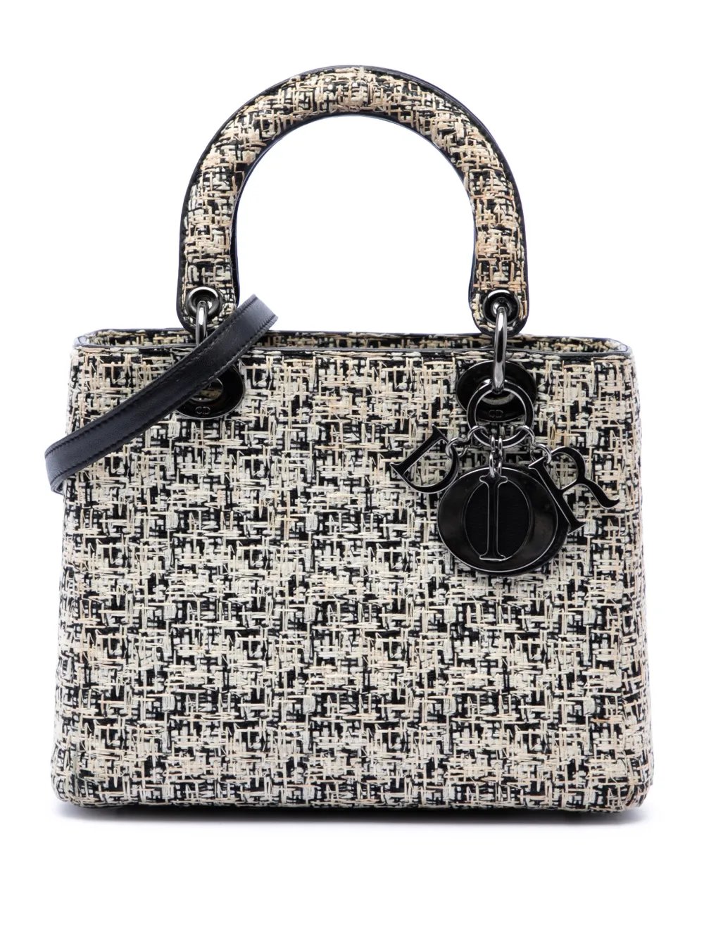 2013 Medium Tweed Lady Dior satchel