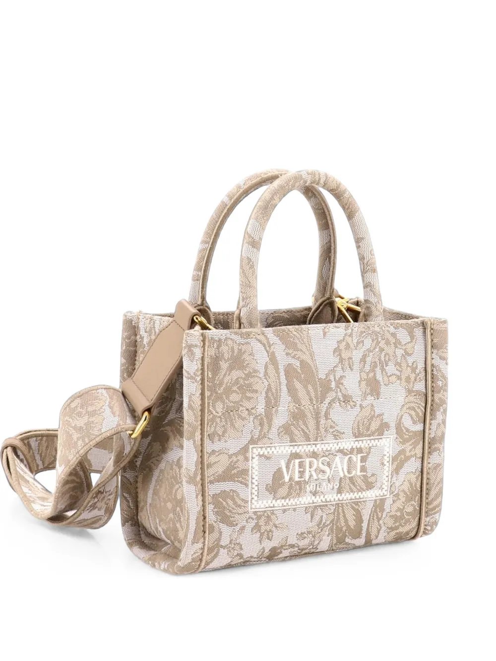Athena Convertible Barocco Jacquard Small tote bag