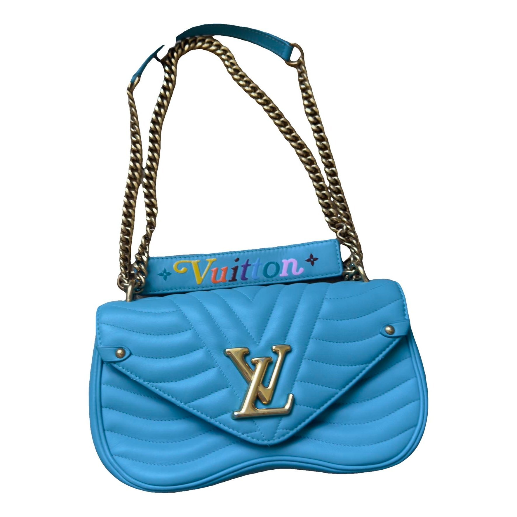 New Wave leather handbag