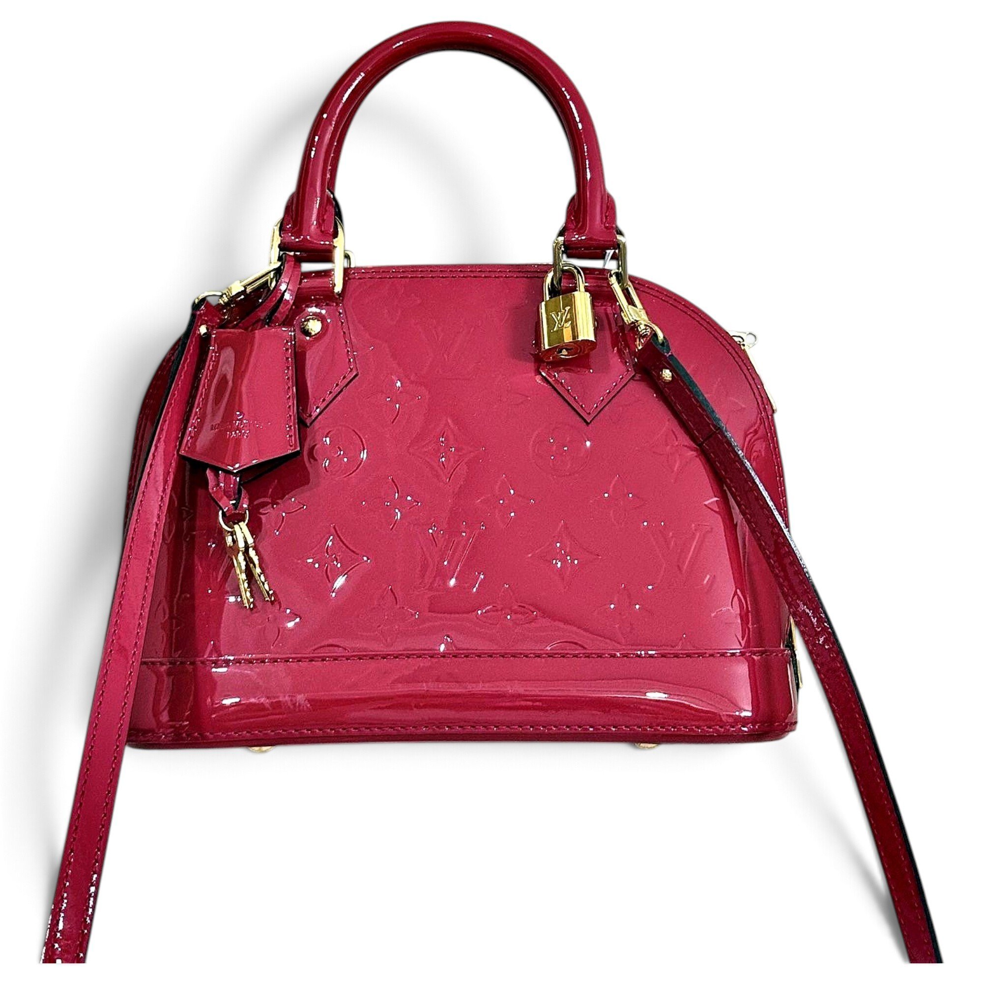 Alma BB patent leather handbag