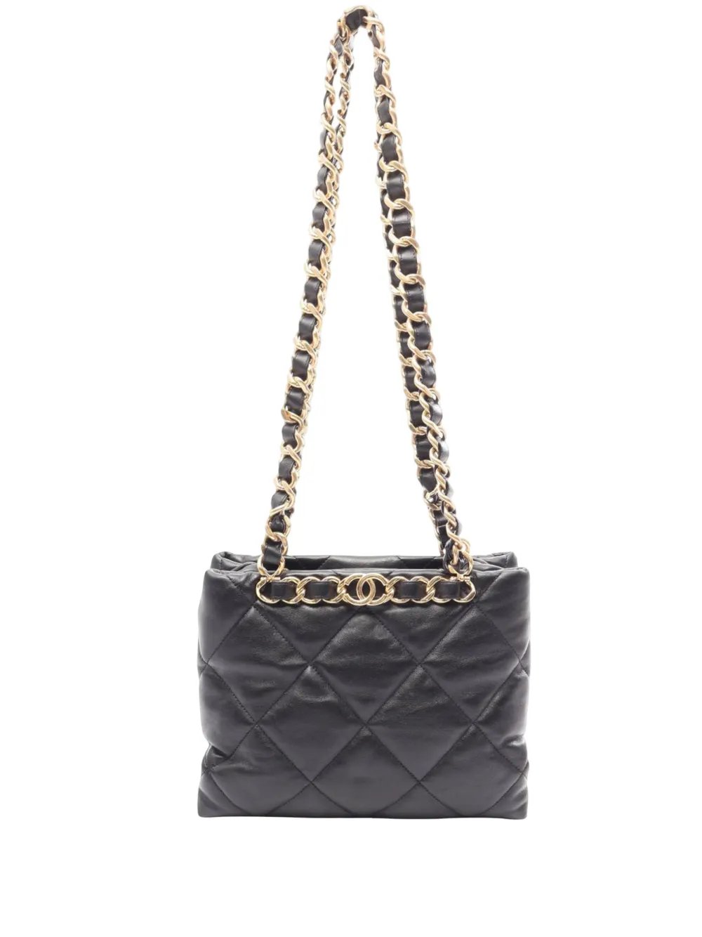 2021-2026 CC Quilted Lambskin Chain Shopping Bag shoulder bag