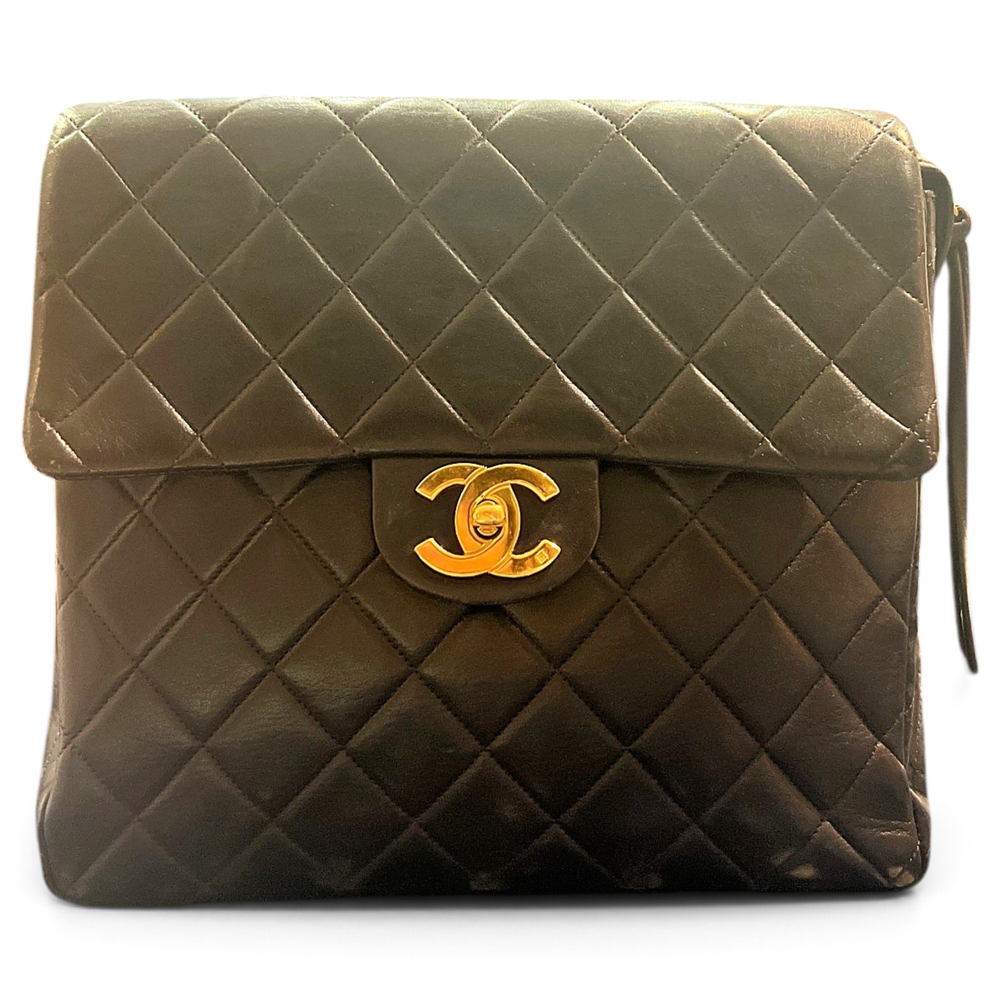 Leather backpack