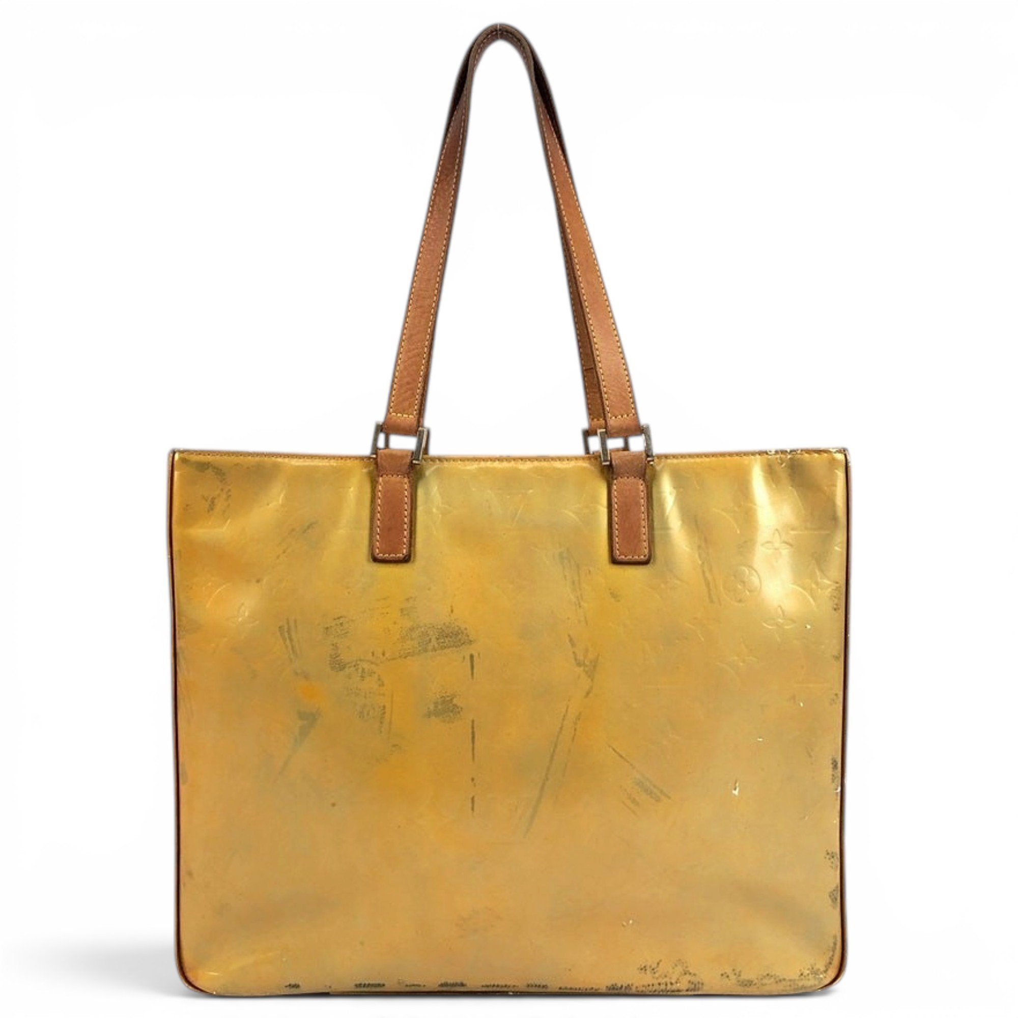 Columbus patent leather handbag