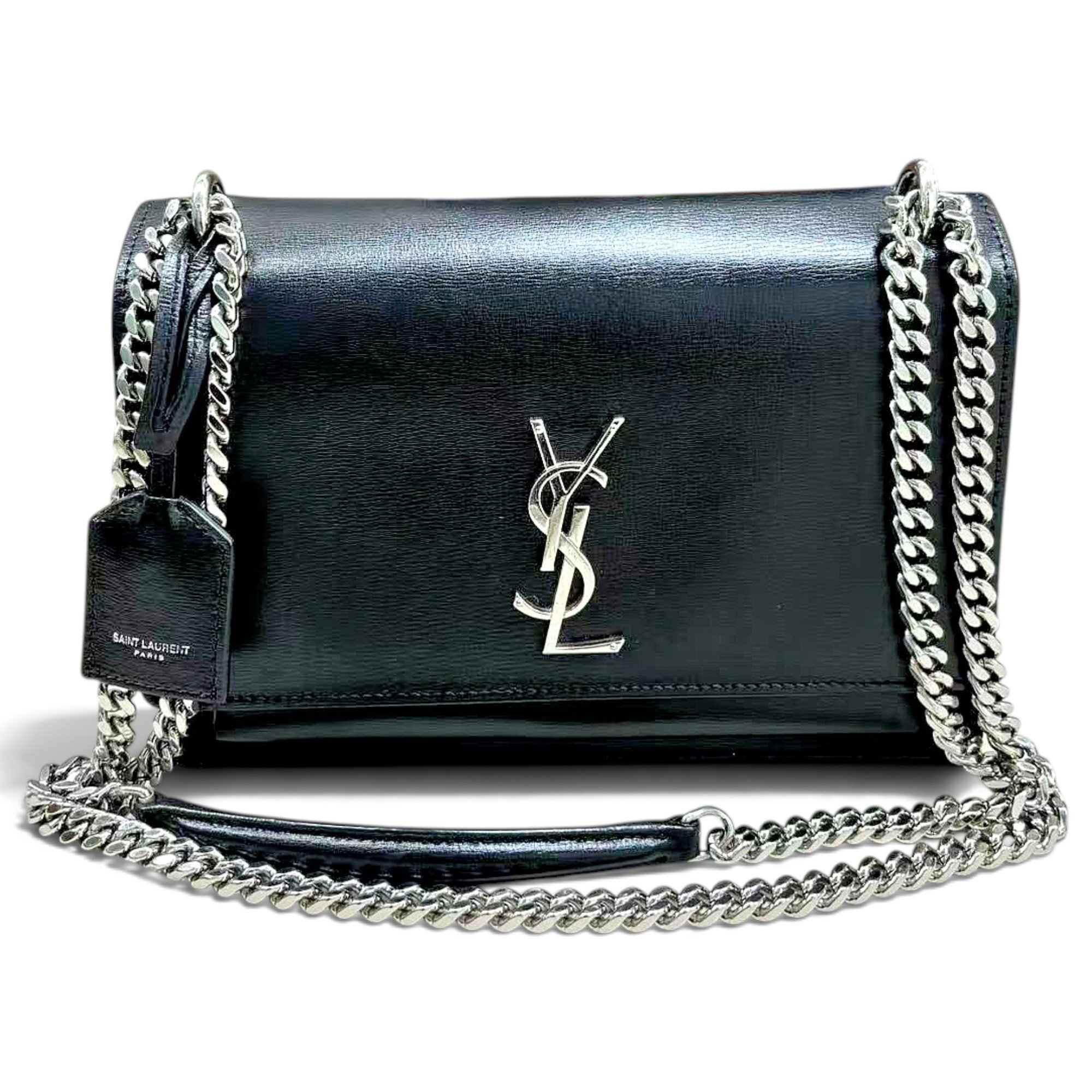 Sunset leather crossbody bag