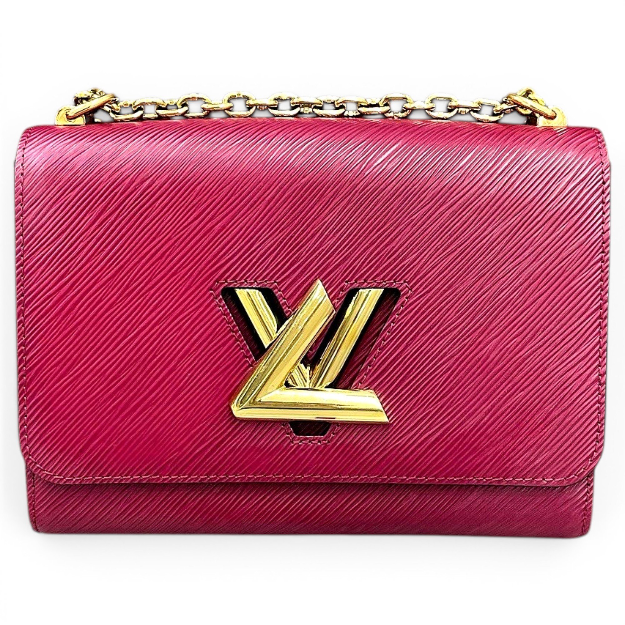Twist leather handbag