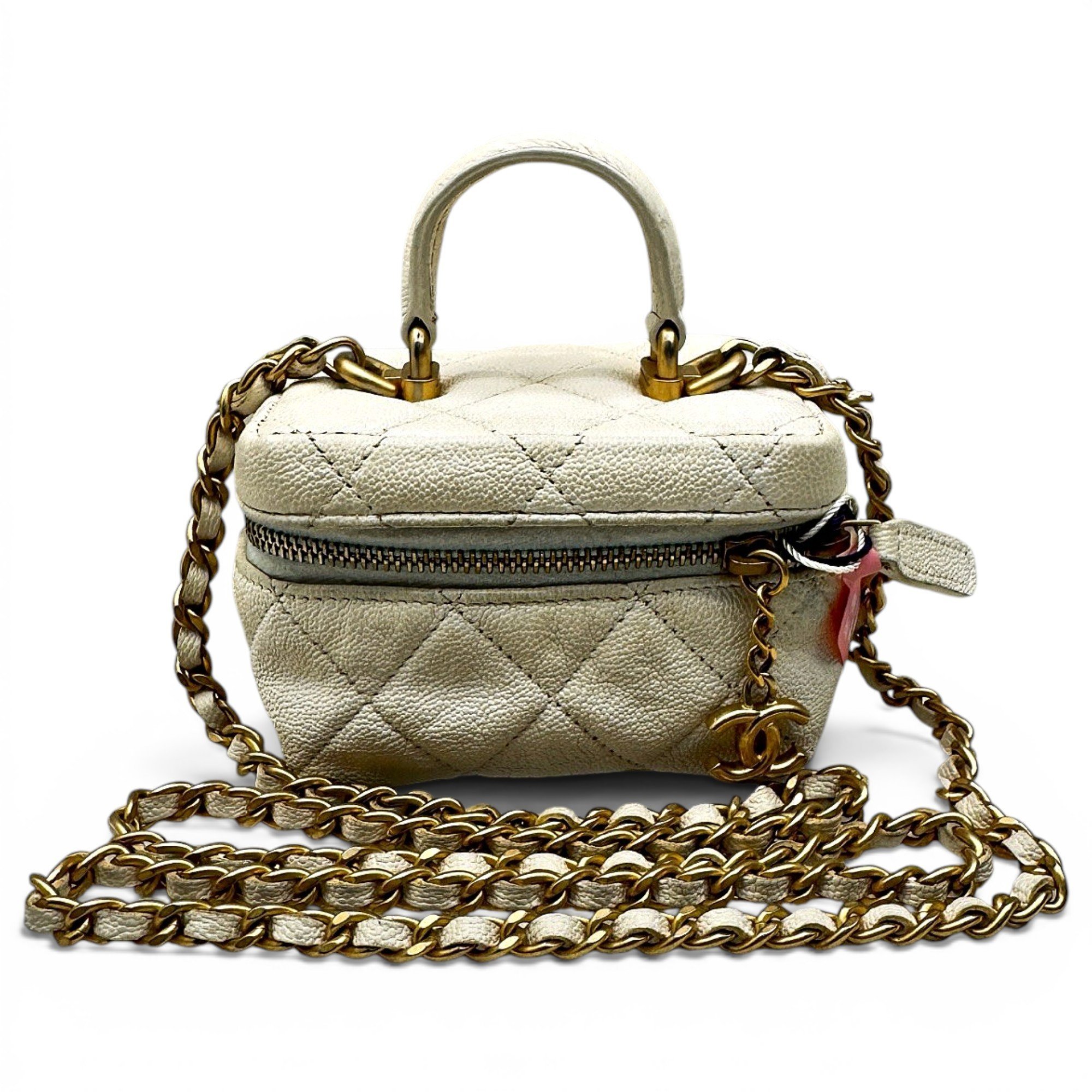 Vanity leather mini bag