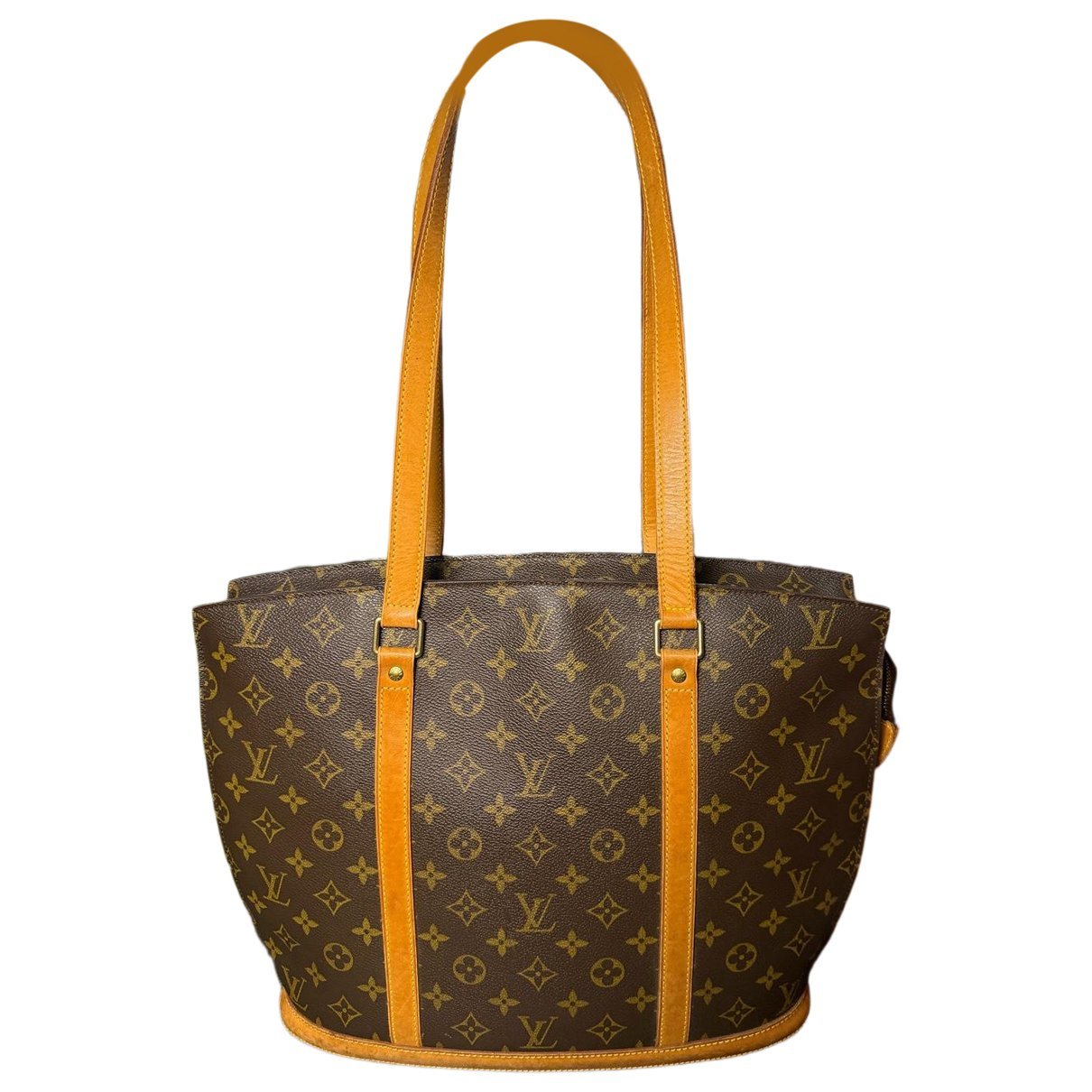 Babylone vintage leather tote