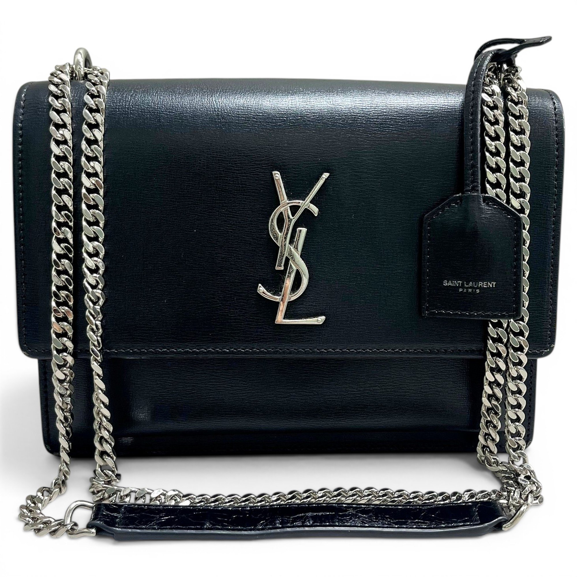 Sunset leather handbag