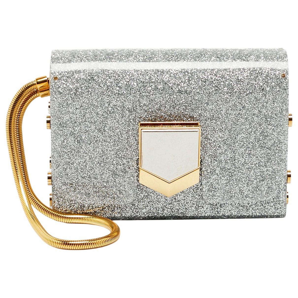 Lockett cloth clutch bag