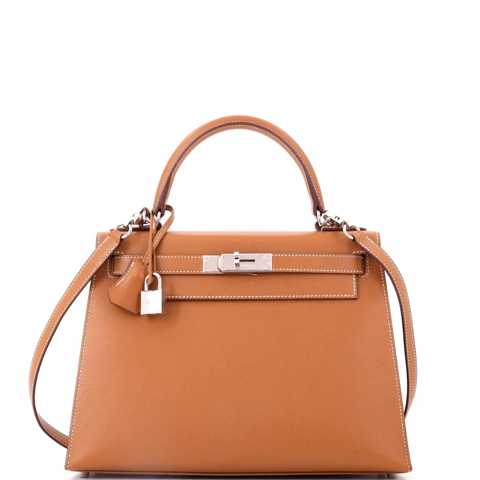 Kelly 28 leather handbag