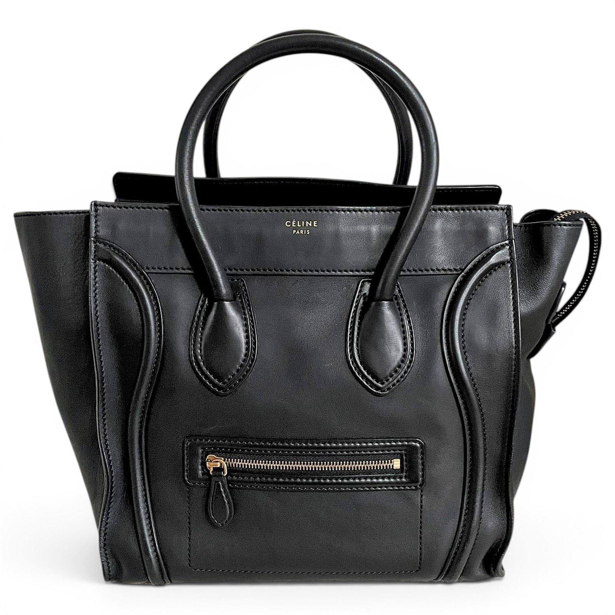 Luggage leather handbag