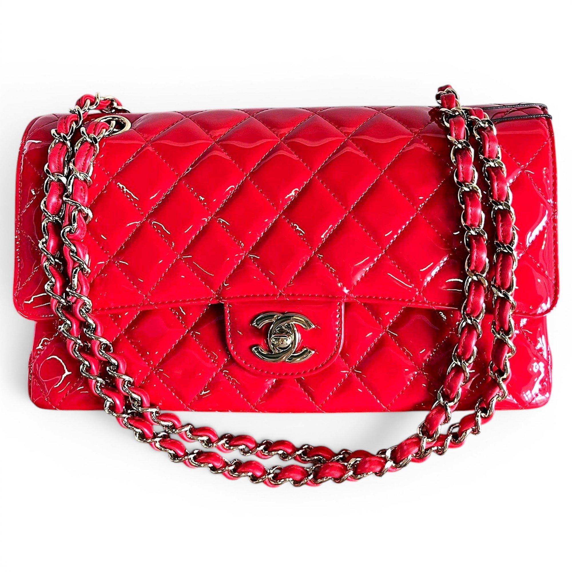 Timeless/Classique patent leather handbag