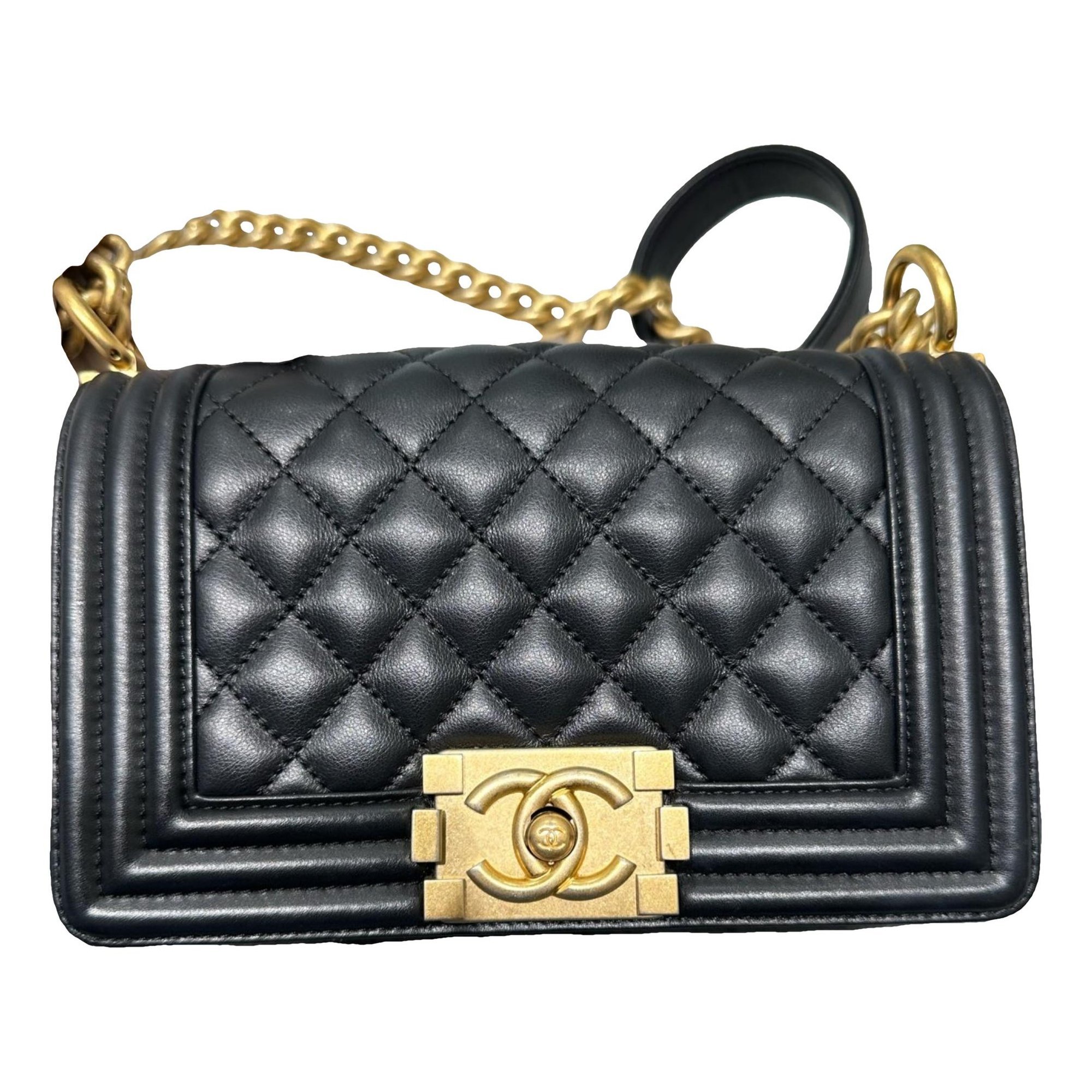 Boy leather crossbody bag