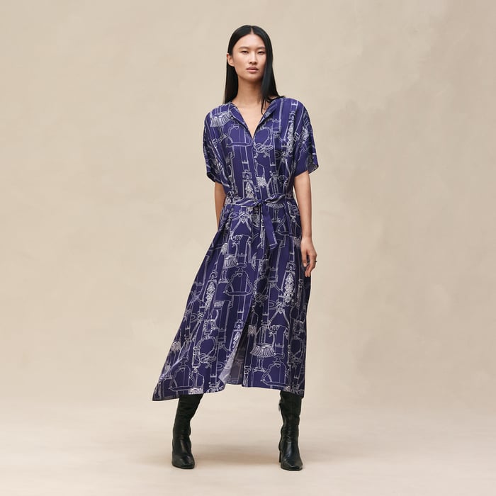 Bleu Abysse "Etriers Remix" Classic Caftan