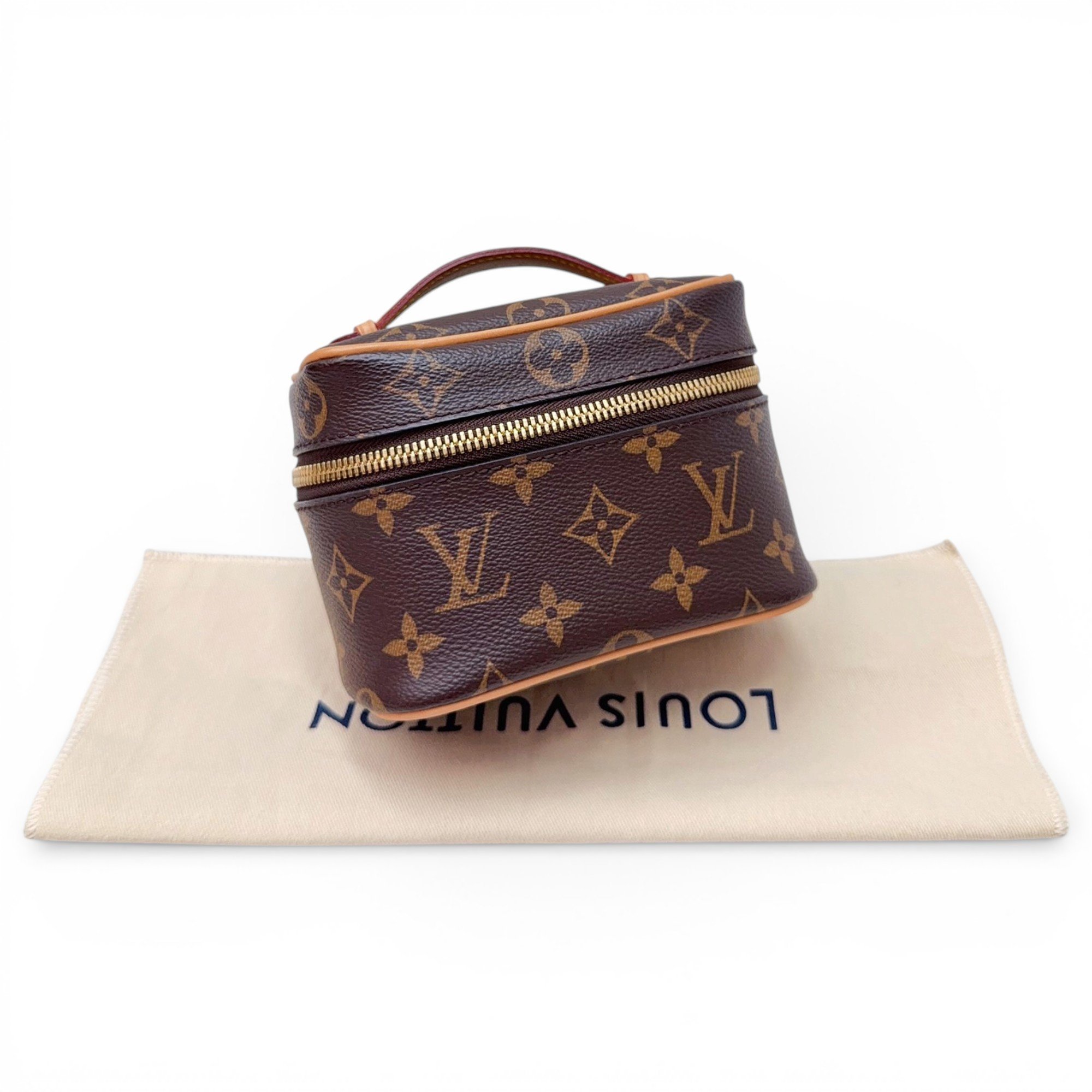 Vanity leather handbag