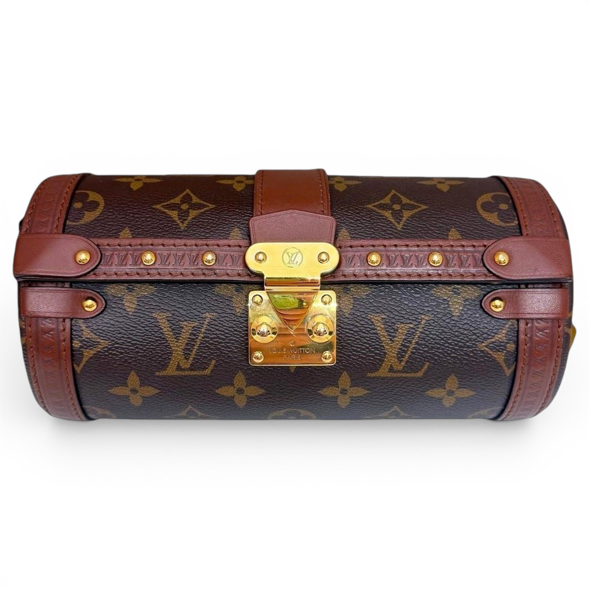Papillon Trunk leather handbag