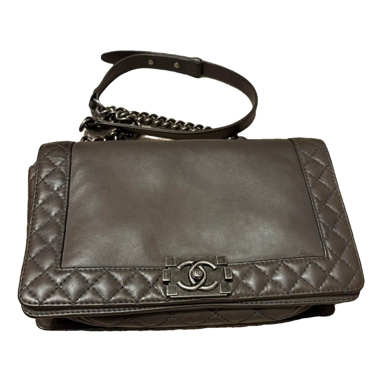 Boy leather crossbody bag